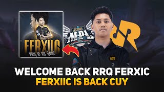 RRQ Ferxiic is Back ! Ferxiic Balik ke RRQ Hoshi, Welcome Back Ferxiic ke RRQ !