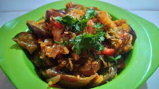 Spicy Brinjal Fry | बैंगन फ्राई | ಬದನೆಕಾಯಿ ಫ್ರೈ | A different recipe from Dakhshin Delicacy