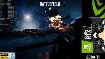 Battlefield V Ultra Settings DXR Medium 4K | HDR | RTX 2080 Ti | i9 9900K 5GHz