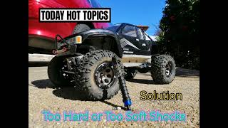 Cheap Shocks mod/tune to make them harder or softer on rc crawler (alterar suspenção) screenshot 1