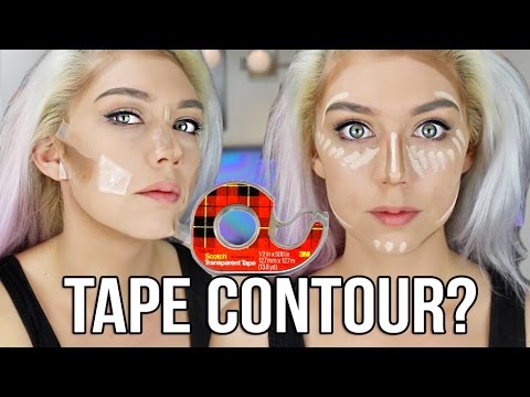 BEAUTY HACK OR WACK? TAPE CONTOUR | NICOLE SKYES family friendly resorts