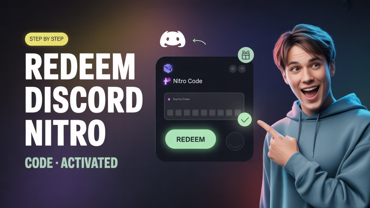 How to Enter and Redeem a Discord Nitro Code!
