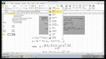 Black Scholes Simple Implementation