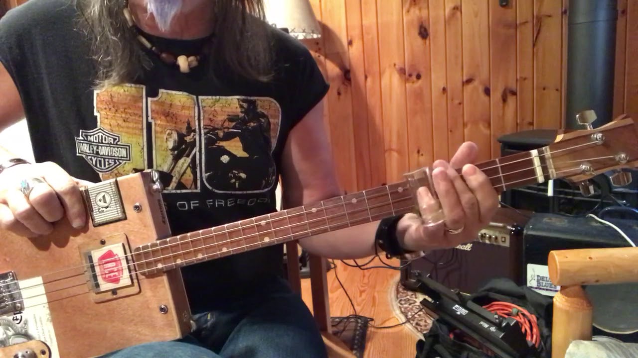 Peaches Lynyrd Skynyrd lesson for your 3 string Cigar Box