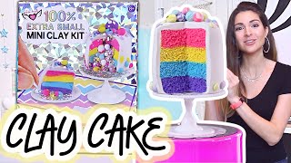 DIY MINIATURE CAKE Craft Kit  Polymer Clay vs Air Dry