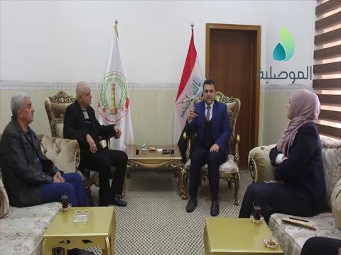 قبلان يبحث مع مدير مصنع ادوية نينوى سبل اعادته الى العمل والنهوض بواقع الصناعة الدوائية