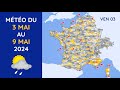 Mto du vendredi 3 au jeudi 9 mai 2024