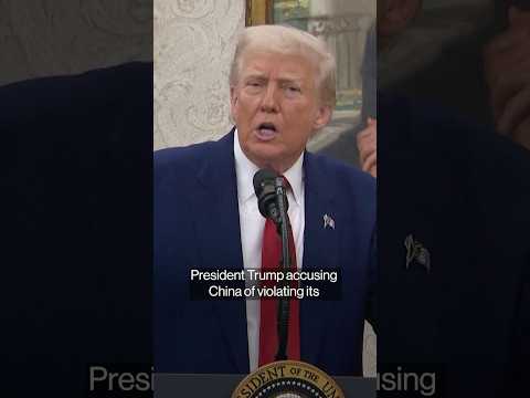 Trump Says China