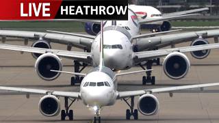 Heathrow Airport LIVE | Singapore Airlines A380, Emirates, Etihad, Delta EMERGENCY BA 295