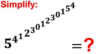 Can you Simplify the Nested Exponential Expression? | (Justify) | #math #maths