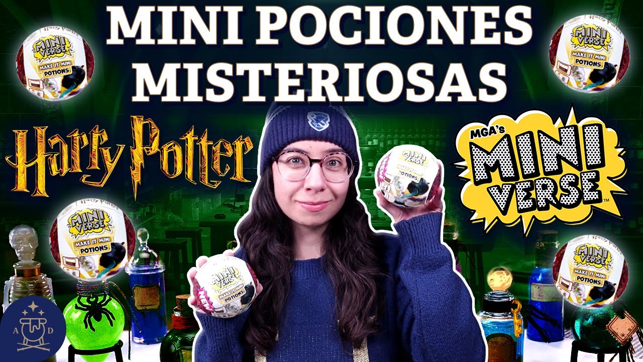 ¿QUÉ HAY DENTRO? Mini Pociones de Harry Potter de Miniverse + ¡Creando magia!