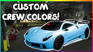 Top 5 Modded Crew Colors *RARE* - The Best Custom Crew Colors in GTA Online! (GTA Modded Colours)