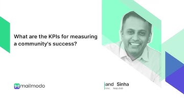 What are the KPIs of a community?