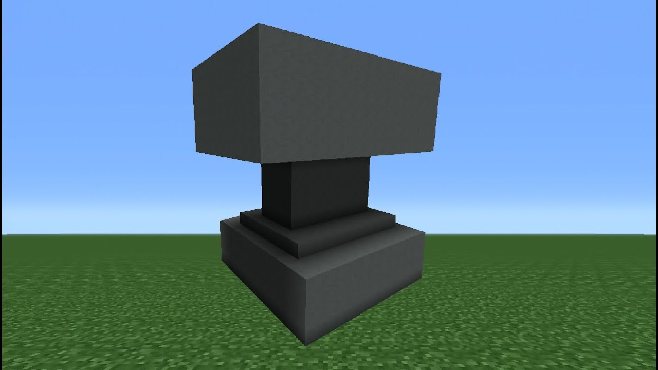Minecraft Tutorial: How To Make An Anvil - YouTube
