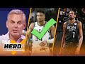 Colin picks between Giannis and other NBA stars for the next five years | NBA | THE HERD