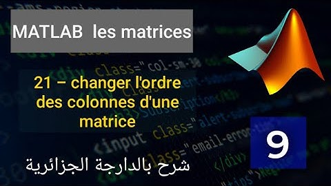 informatique matlab :  changer l