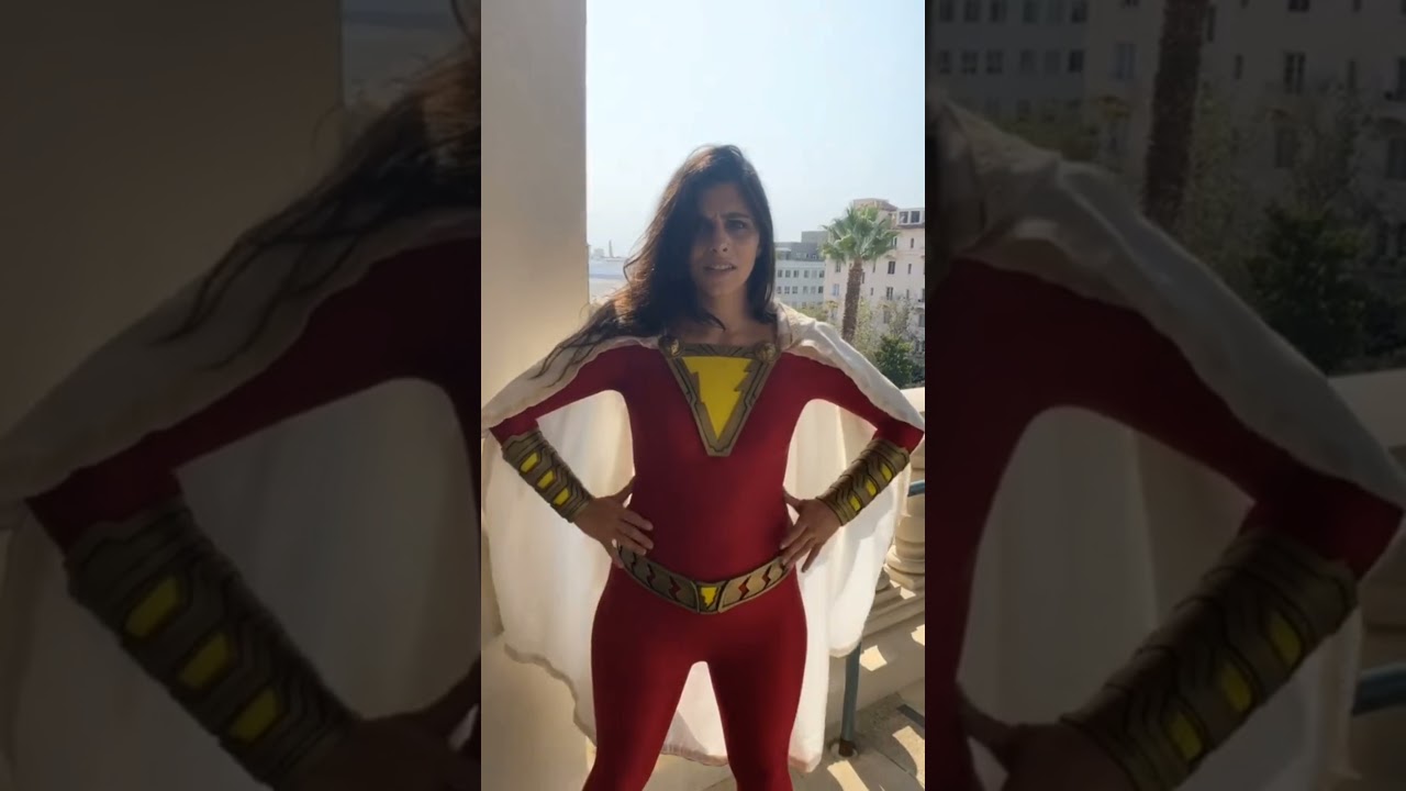 ⚡️Superhero training with #Shazam ⚡️( ⚡️🧡) #dc #dccosplay #fyp #movie #dccomics #dcfandome