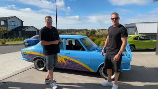 Kirk Oddy’s 90’s spec Mazda Rx2 Sedan