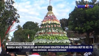 WARGA DUSUN WIAYU TIMUR DESA BEDEWANG GELAR SYUKURAN SEKATEN DALAM RANGKA HUT RI KE-79