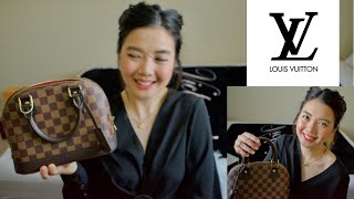 Louis Vuitton ALMA BB Attention to DETAILS Authentic Damier Ebene