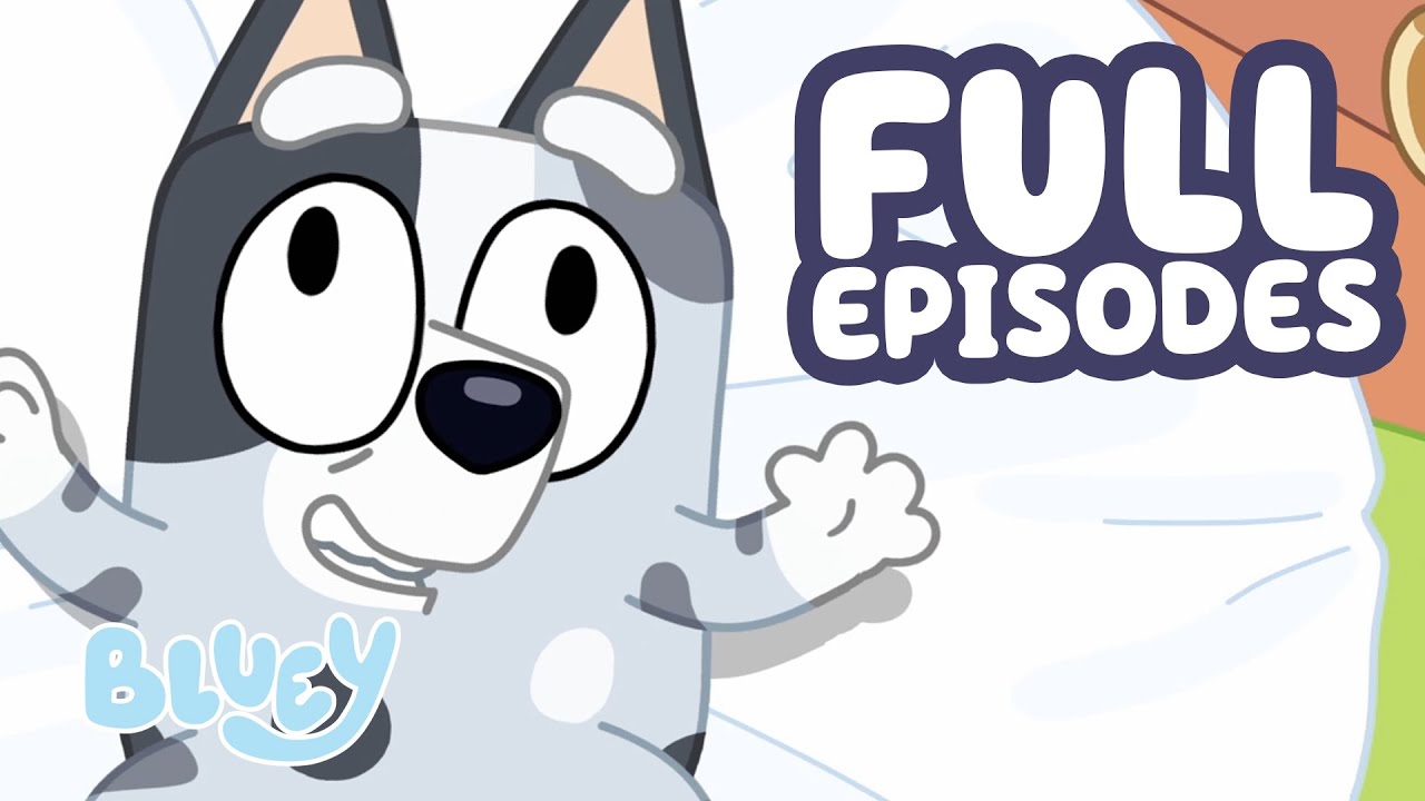 30 MINUTES of Muffin Full Episodes! 🩶 | FOUR Bluey Full Episodes | Bluey