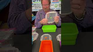 Space-Saving Food Storage Solution Flat Stacks