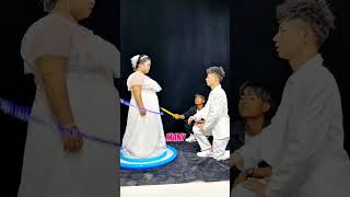 Perfect Wedding Photo with Giant Bubbles