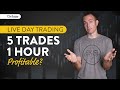 [LIVE] Day Trading | 5 Trades in Under 1 Hour