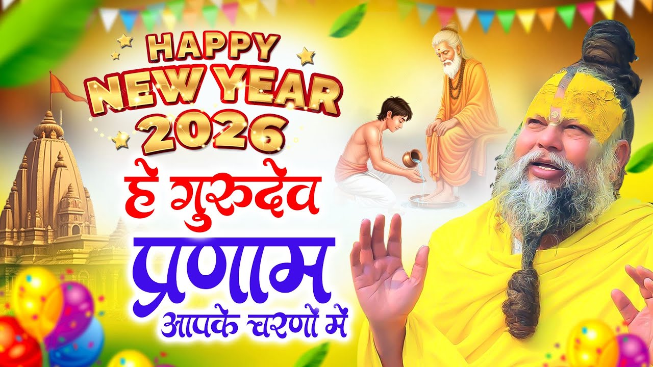 2026 नए साल पर ऐसा भजन कभी नहीं सुन पाओगे | हे गुरुदेव प्रणाम आपके चरणों में | Sare Tirath Dham