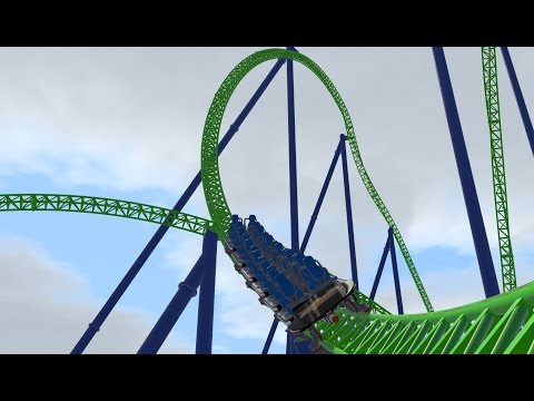 NoLimits 2 hyper coaster first drop airtime