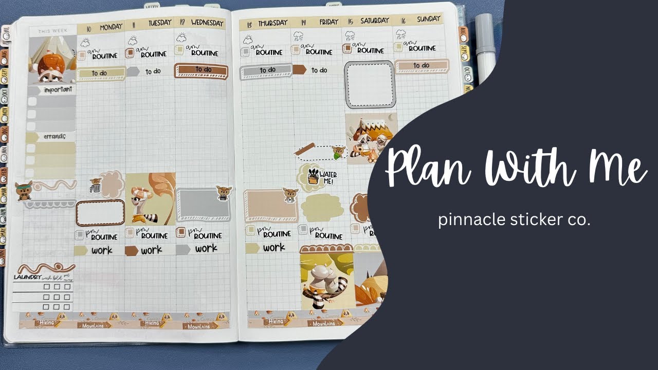 Mystic Night Hobonichi Cousin Kit Planner Stickers – Pinnacle Sticker Co