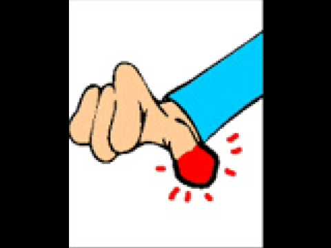 Порезал палец рисунок