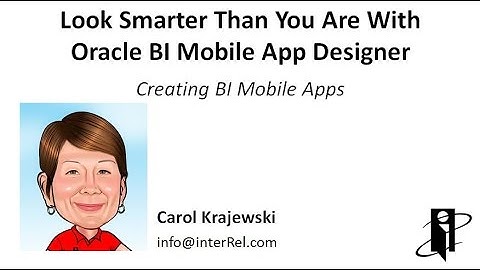 Creating BI Mobile Apps