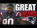 The Patriots Just Got GREAT News!