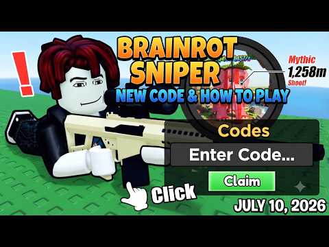 ROBLOX Brainrot Sniper - How to Play + NEW CODES (July 10, 2026)