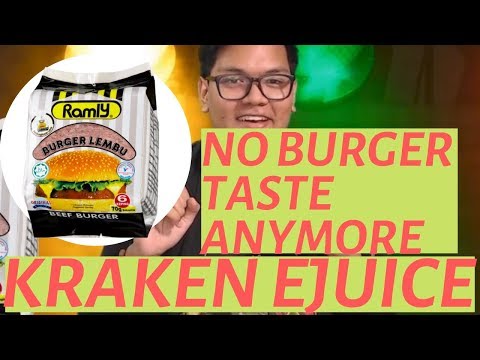 Kraken E-Juice (2019) No burger taste anymore !!!