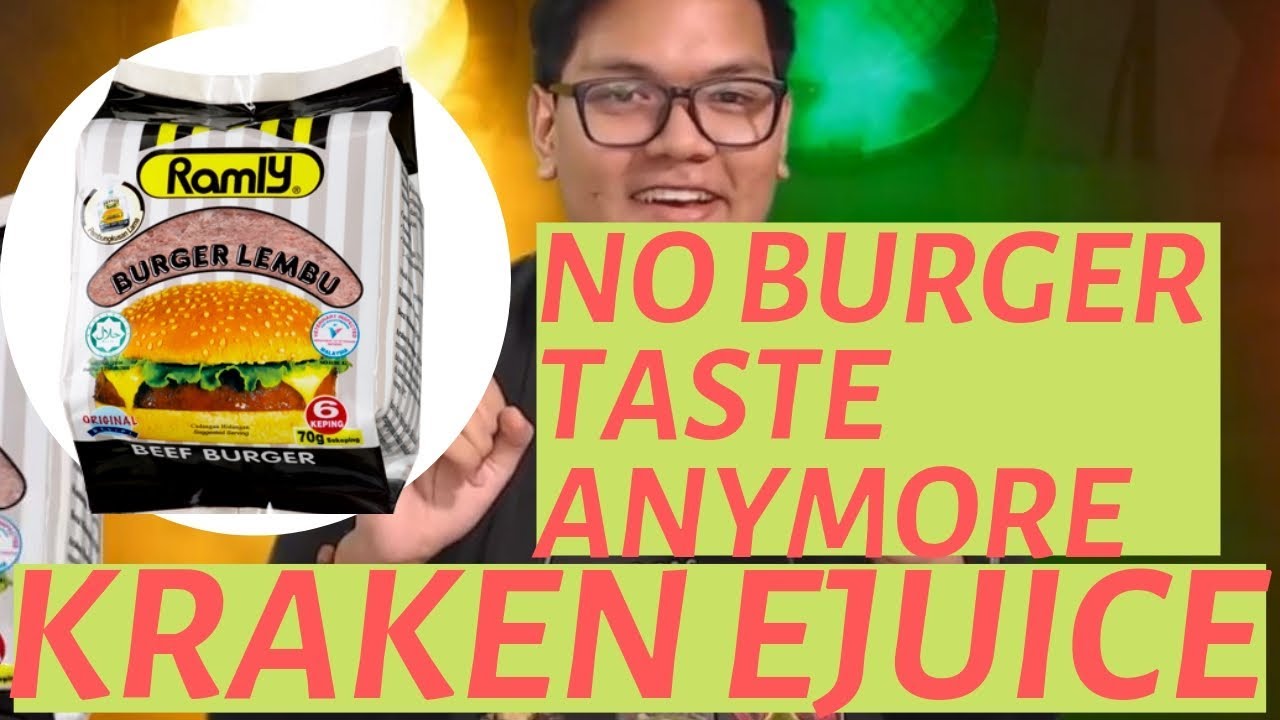 Kraken E-Juice (2019) No burger taste anymore !!!