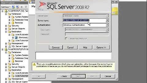 SQL Server 2005 Replication