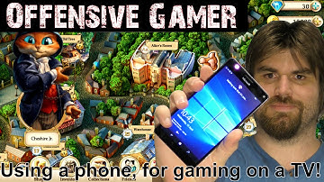 Gaming on Continuum!  Phone = Console?!