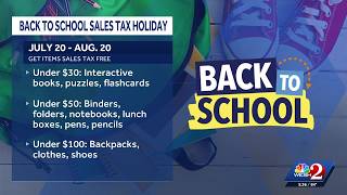Florida's back-to-school sales tax holiday begins July 20