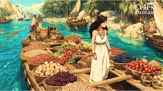 Ancient Egypt’s Abundant Harvest | Reign of Cleopatra | Ghibli Inspired & Relaxing Egyptian Music screenshot 1