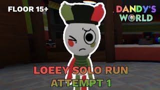 Loeey Attempt 1 solo run - Dandy world