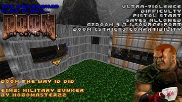 DWMegawad Club Playthrough: Doom The Way Id Did (+MIDI Pack) - E1M2 - Military Bunker
