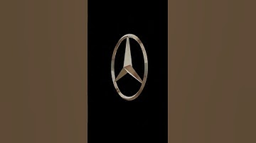 mercedes 3D LOGO ANIMATION SPIN LOOP ROTATION #seamlessloop #perfectloop #automobile