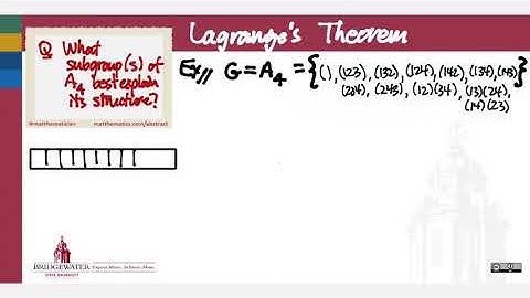 301.7 Introducing Cosets - Class Discussion