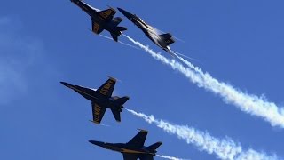 The Blue Angels at the 2015 Miramar Air Show
Last time seeing these guys for four years...unless I go to the El Centro Air Show in march. Then thatll be cool. I hope you guys enjoyed this as much as i did. I tried my hardest to film this so that you guys could have been there with me (if that makes any sense).
And if you thought the music in the beginning got cut, like it wasnt the original song, then youre right. I had to make a cut in the music so it wouldnt go over the 30 second mark.
*****************************************************************************************************************
Previous Video: https://www.youtube.com/watch?v=JHRMay3UK4s The Blue Angels at the 2015 Miramar Air Show