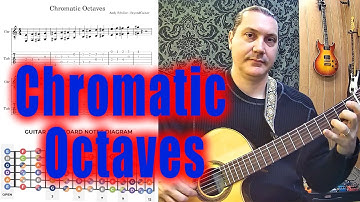 Guitar Lesson: Chromatic Octaves. Classical Guitar Exercise, with Andy Schiller of BeyondGuitar.