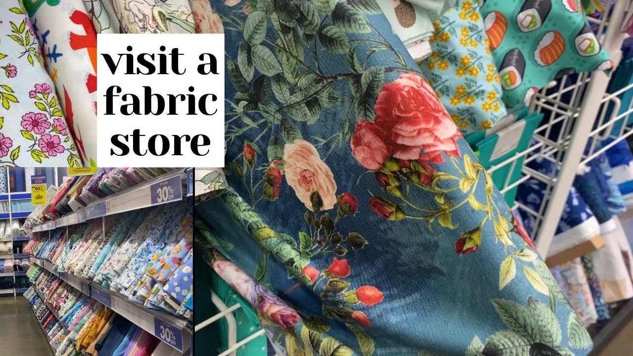 Visit a Fabric Store with Me 🎨 Spotlight Fabric Store YouTube