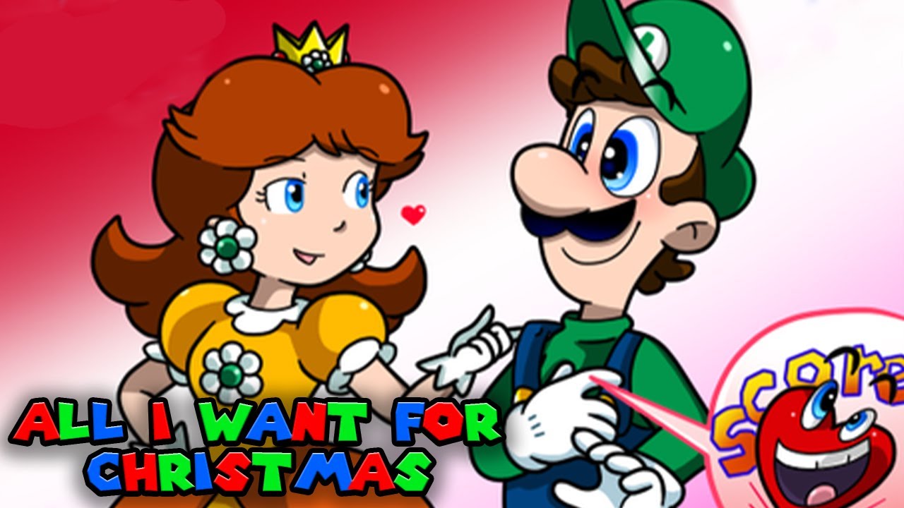 💖Всё, что я хочу на Рождество🎄Луиджи/Дэйзи/Лора Nintendrawer Comic Dub