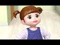 Kongsuni and friends  a night without mom  kids cartoon  toy play  kids movies